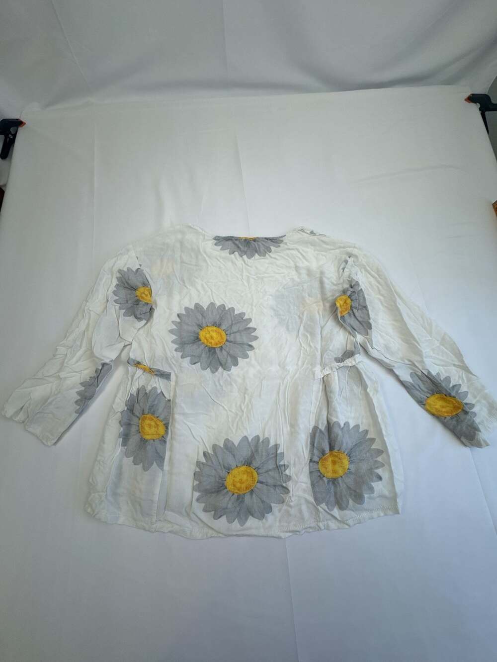 MISSLOOK Long Sleeve Daisy Print Casual T-Shirt Blouse